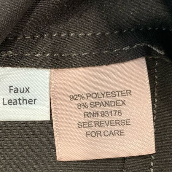 Nwt’s Philosophy Faux leather moto brown/ jacket  mushroom fashion - Picture 13 of 15